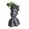 Skjuler Ansigt- Og Hoved Figur - 28x22x43 Cm. -Planter Salgsbutik 1000004125
