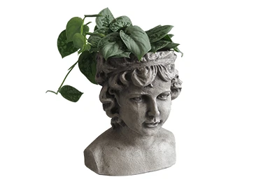 Skjuler Ansigt- Og Hoved Figur - 21x18x25 Cm. 3 Skjuler Ansigt- Og Hoved Figur - 21x18x25 Cm.