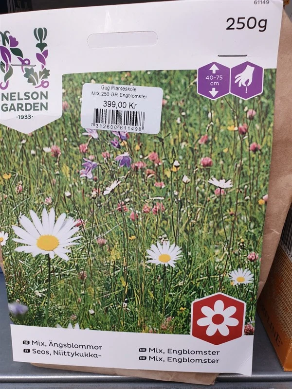 Engblomster Mix 250 Gr. 3 Engblomster Mix 250 Gr.