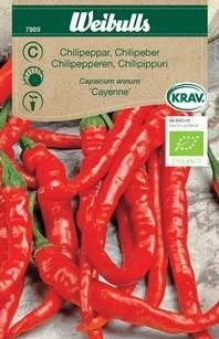 Chili, økologisk 3 Chili, økologisk