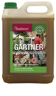 Gartnergødning - Flydende Mineralsk NPK - Gødning